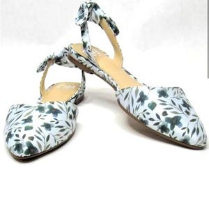 Gianni Bini floral slingback flats